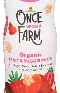 Once Upon A Farm Puffs Strawberry Sweet Potato Coconut, 1.5 OZ