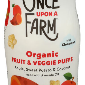 Once Upon A Farm Puffs Apple Sweet Potato Coconut, 1.5 OZ