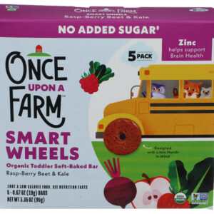Once Upon A Farm Smart Wheels Raspberry Kale, 3.35 OZ