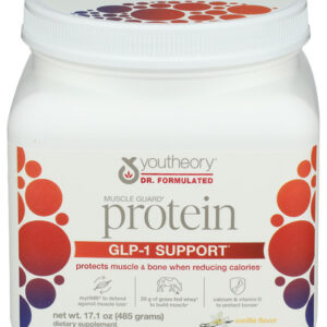 Youtheory Protein Glp-1 Vanilla, 16.5 OZ.