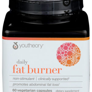 Youtheory Daily Fat Burner 60 Vegetarian Capsules