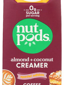 Nutpods Unsweetened Non-Dairy Creamer Coffee Cake 11.2 oz. Carton