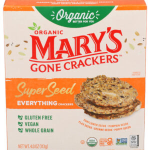 Marys Gone Crackers Everything Super Seed Organic, 4 OZ