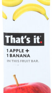 That's It Fruit Bar Apple and Banana
