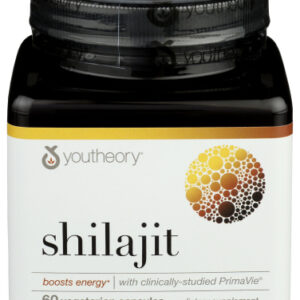 Youtheory Shilajit 60 Vegetarian Capsules