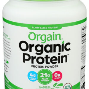 Orgain Vegan Protein Powder Plain Organic 25.3oz