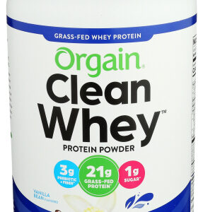 Orgain Orgain Grass Fed Whey Protein Powder Vanilla Bean 1.82Lb