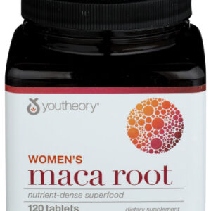 Youtheory Women's Maca Root 120 Vegetarian Capsules