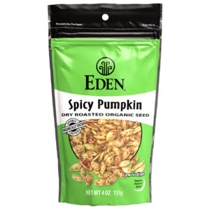Eden Foods, Organic, Spicy Pumpkin Dry Roasted Seeds, 4 Oz (113 G)