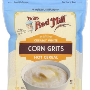 Bobs Red Mill Creamy White Corn Grits Hot Cereal 24 Oz