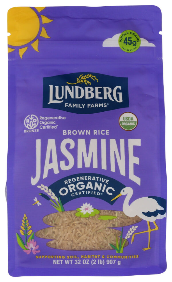 Lundberg Jasmine Brown Rice Organic 32 Oz