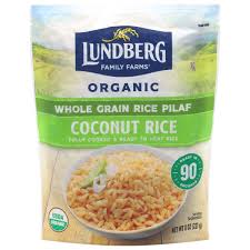 Lundberg Family Organic Rice Pilaf Whole Grain Coconut 8 Oz
