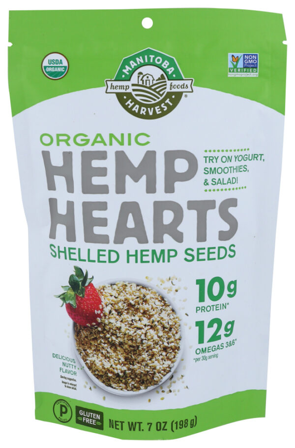 Manitoba Harvest Organic Hemp Hearts Shelled Hemp Seeds 7 oz.