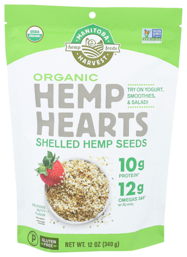 Manitoba Harvest Organic Hemp Hearts 12 oz.