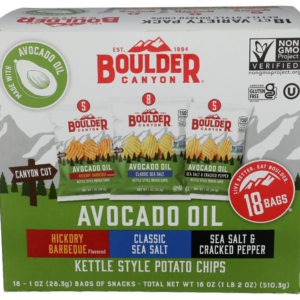 BOULDER CANYON CHIPS AVO OIL MLTI 18PK