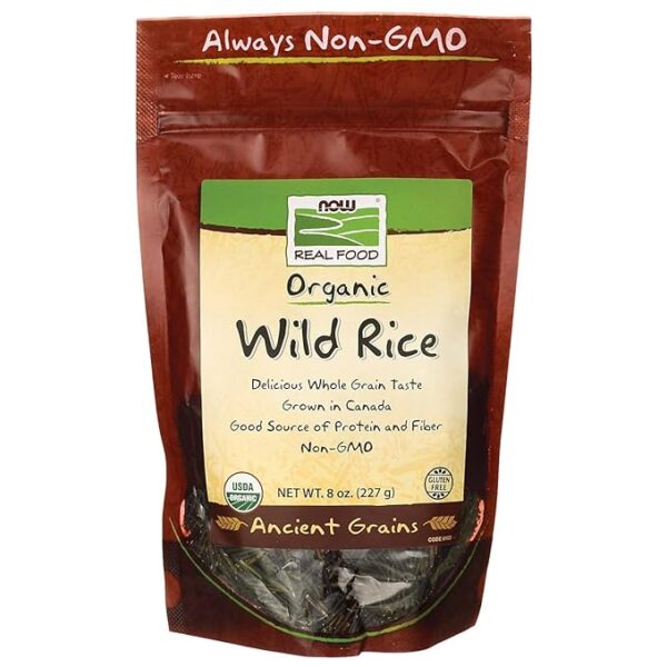 Now Foods Organic Wild Rice 8 oz.
