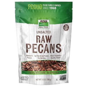 Now Foods Pecans Halves and Pieces Raw 12 oz.