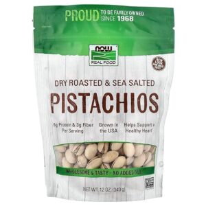 Now Foods Pistachios Roasted and Salted 12 oz.