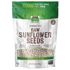 Now Foods Sunflower Seeds Raw Hulled Unsalted 1 Lb