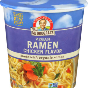 Dr. Mcdougall's Vegan Ramen Chicken Flavor Made with Organic Ramen
