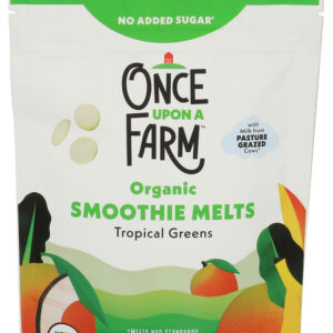 Once Upon a Farm Organic Smooth Melts Baby Snacks - Tropical Greens - 1oz