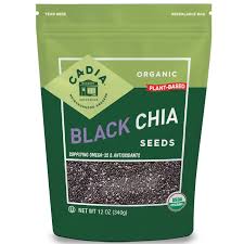 Cadia Organic Black Chia Seeds 12 oz.