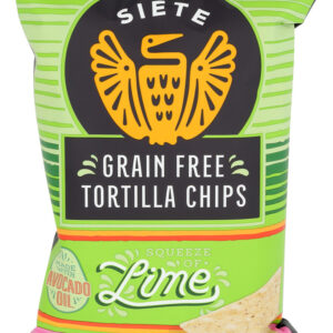 Siete Grain Free Tortilla Chip Lime 1oz