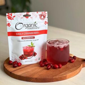Organic Traditions Cranberry With Probiotics 3.5oz