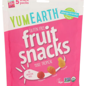 YumEarth Organic Tropical Fruit Snacks 5 packs