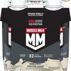 Muscle Milk Pro Series Dairy Free 32G Protein Shake Vanilla 11oz 4pk