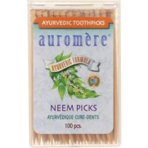 Auromere Neem Picks 100 Pieces