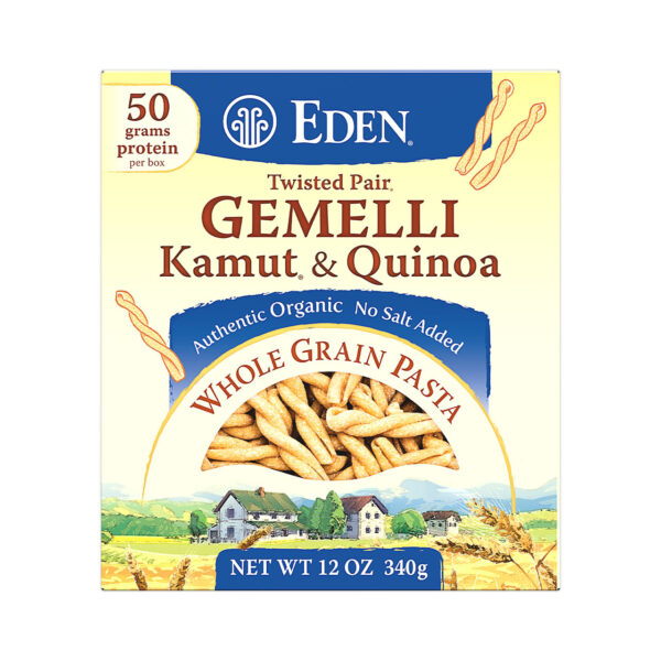 Eden Foods Organic Kamut And Quinoa Twisted Pair 12 Oz.