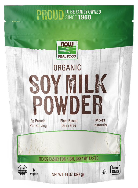 Now Soy Milk Powder Organic 14Oz
