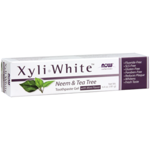 733739081018_1777755320 Now Xyli-Toothpaste Neem And Tea Tree 6.4 Oz.