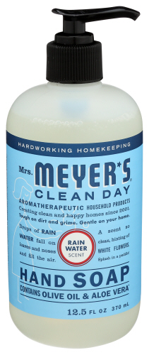 Mrs Meyers Clean Day Soap Lqd Hand Rain Water - 12.5FO