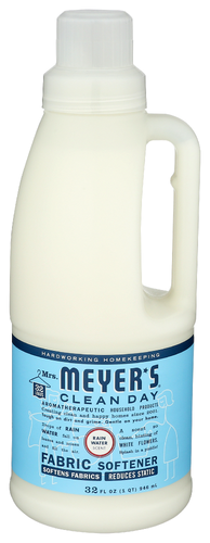 Mrs Meyers Clean day Fabric Sftnr Rainwater - 32OZ