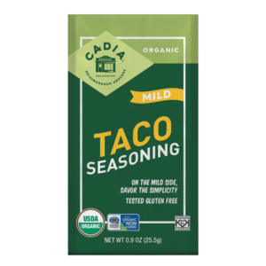 810057555572_1782331585 Cadia Organic Seasoning Taco Mild 0.9 Oz.