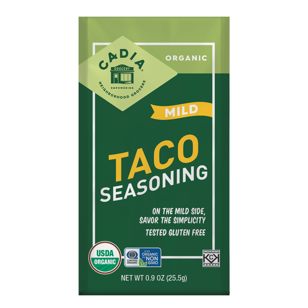 Cadia Organic Seasoning Taco Mild 0.9 Oz.