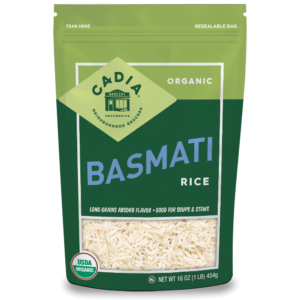 810057556142_1782328004 Cadia Basmati White Rice Organic 16 OZ