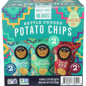 810091780510_1782860204 Siete Chips Pto 6Pk Variety - 9OZ