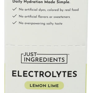Just Ingredients Electrolytes Lemon 20Pkt - 4.02OZ