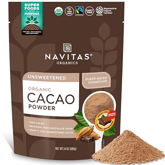 Navitas Organic Cacao Powder Chocolate 24 Oz.
