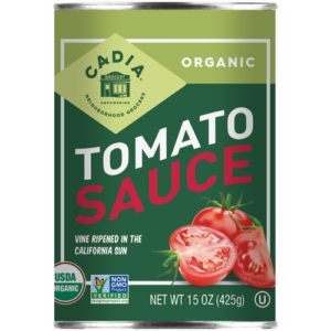 815369010092_1782412501 Cadia Organic Tomato Sauce 15 Oz.
