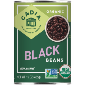 Cadia Organic Black Beans 15 Oz.