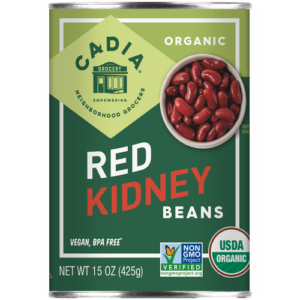 815369010146_1782412792 Cadia Organic Red Kidney Beans 15 Oz.