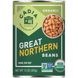 Cadia Organic Great Northern Beans 15 Oz.