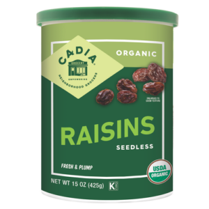 815369010443_1782492439 Cadia Organic Raisins 15 Oz.
