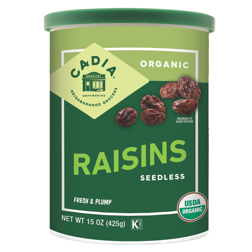 Cadia Organic Raisins 15 Oz.