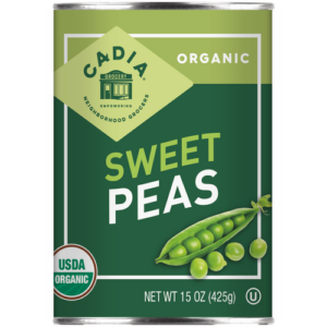 815369011426_1782492645 Cadia Organic Sweet Peas 15 Oz.