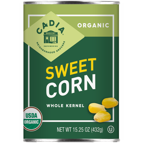 Cadia Organic Sweet Corn 15 Oz.
